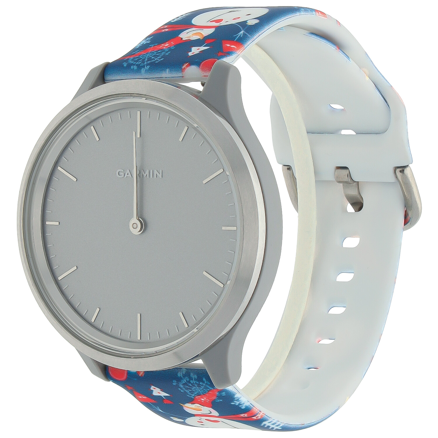 Polar druck Sportarmband - Weihnachten Schneemann blau