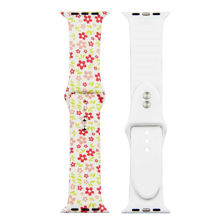Apple Watch druck Sportarmband - Blumen rot