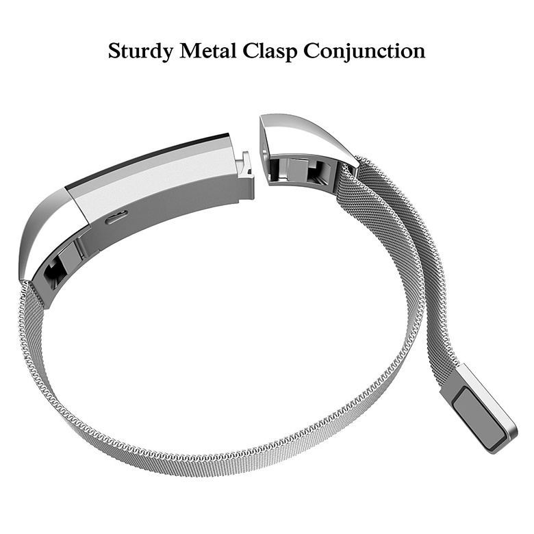 Fitbit Alta Milanaise Armband - silber