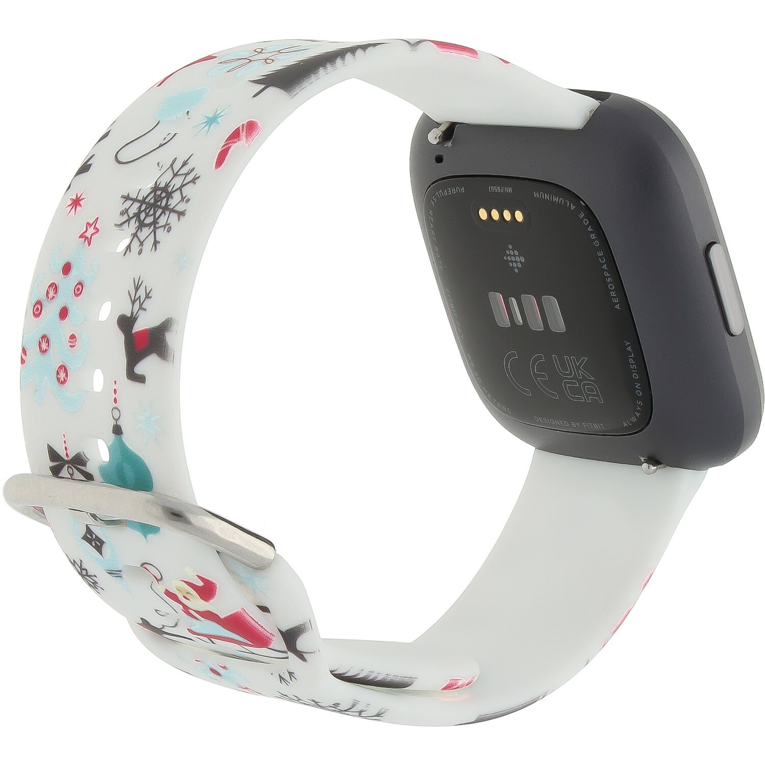 Fitbit Versa druck Sportarmband - Weihnachten weiß