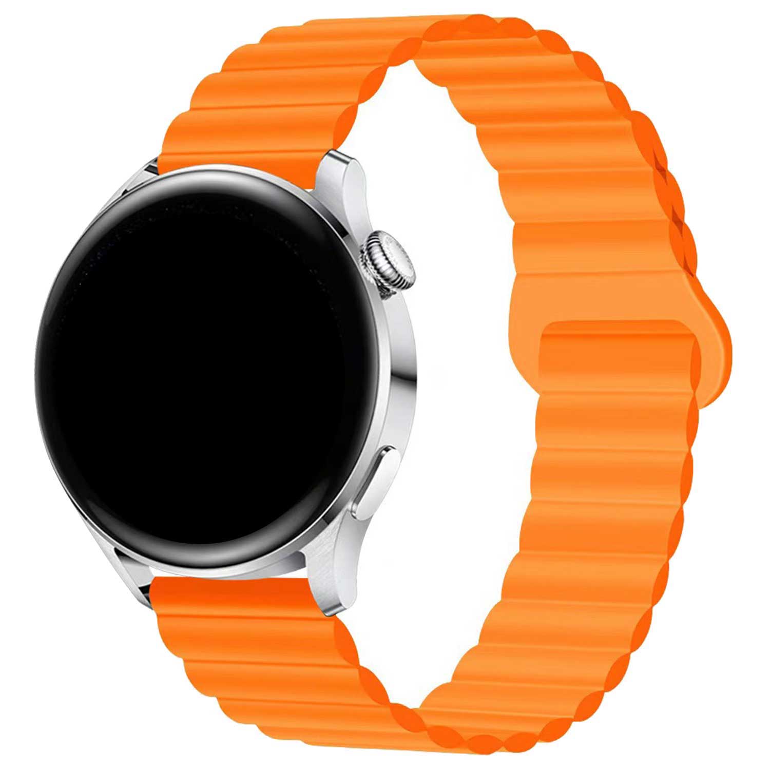 Samsung Galaxy Watch 5 magnetisches Silikonband - Orange