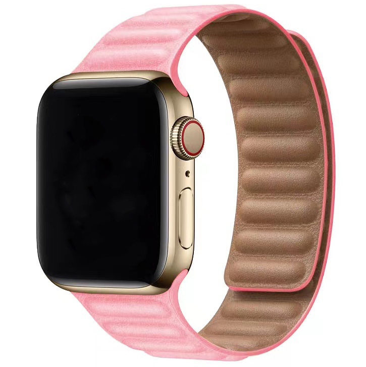 Apple Watch Solo Loop Lederarmband - rosa