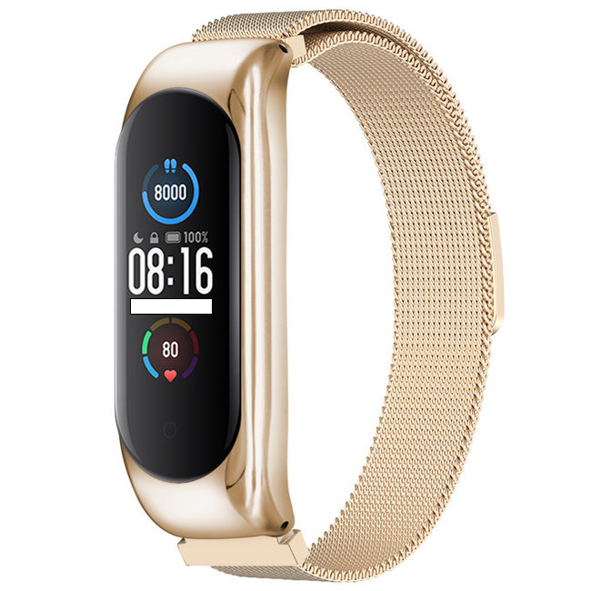Xiaomi Mi 3/4/5/6 Milanaise Armband - champagne