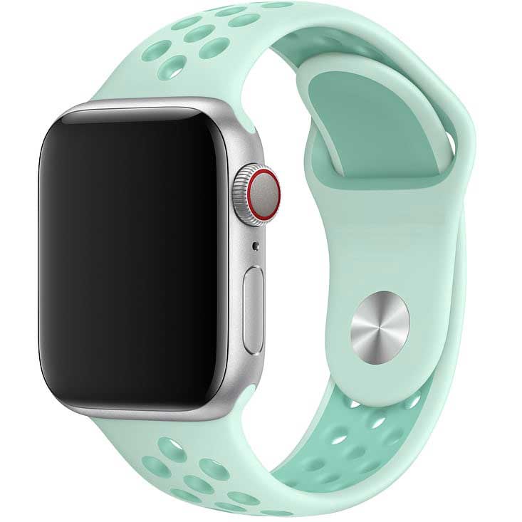 Apple Watch Doppel Sportarmband - Teal Farbton Tropical Twist