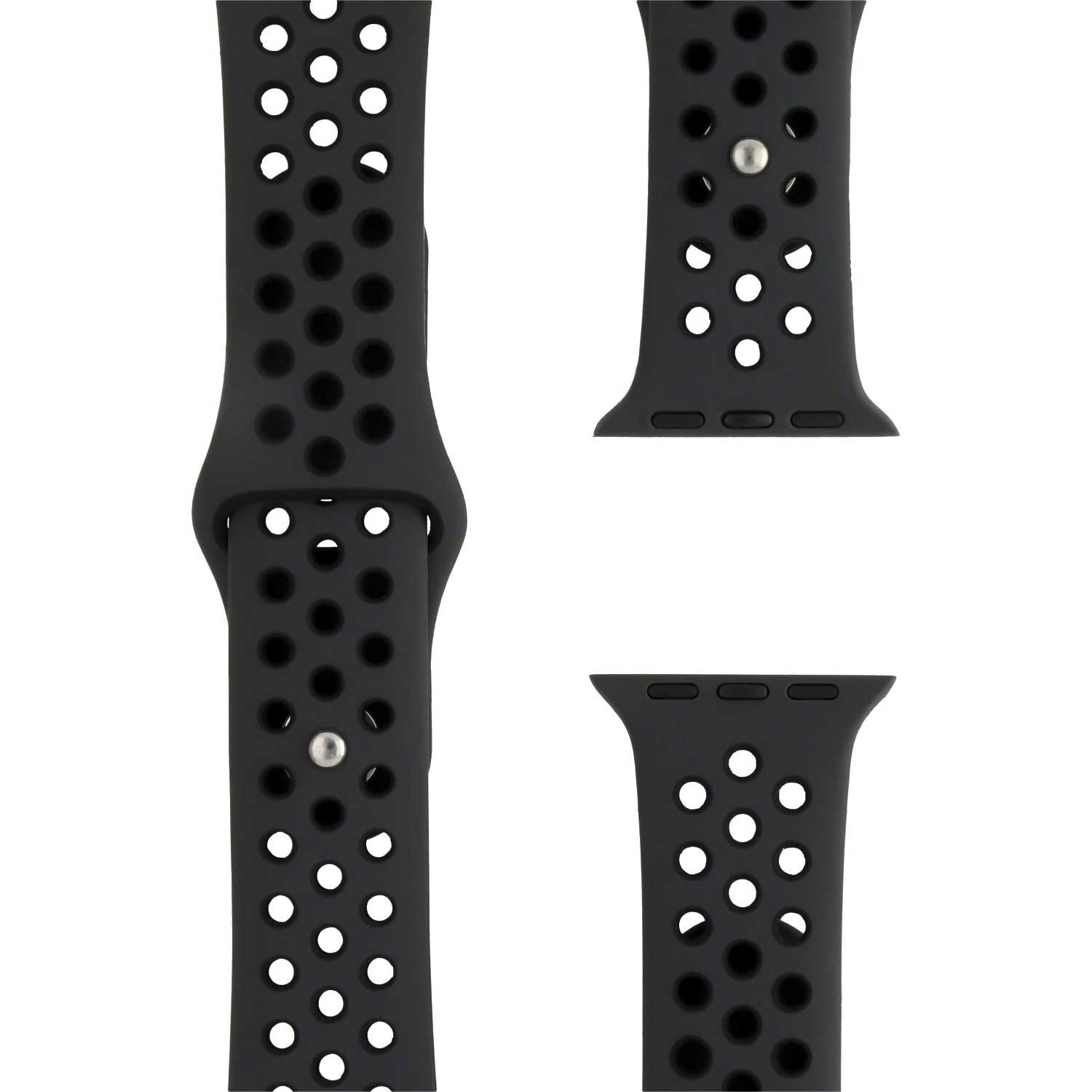 Apple Watch Doppel Sportarmband - braun schwarz