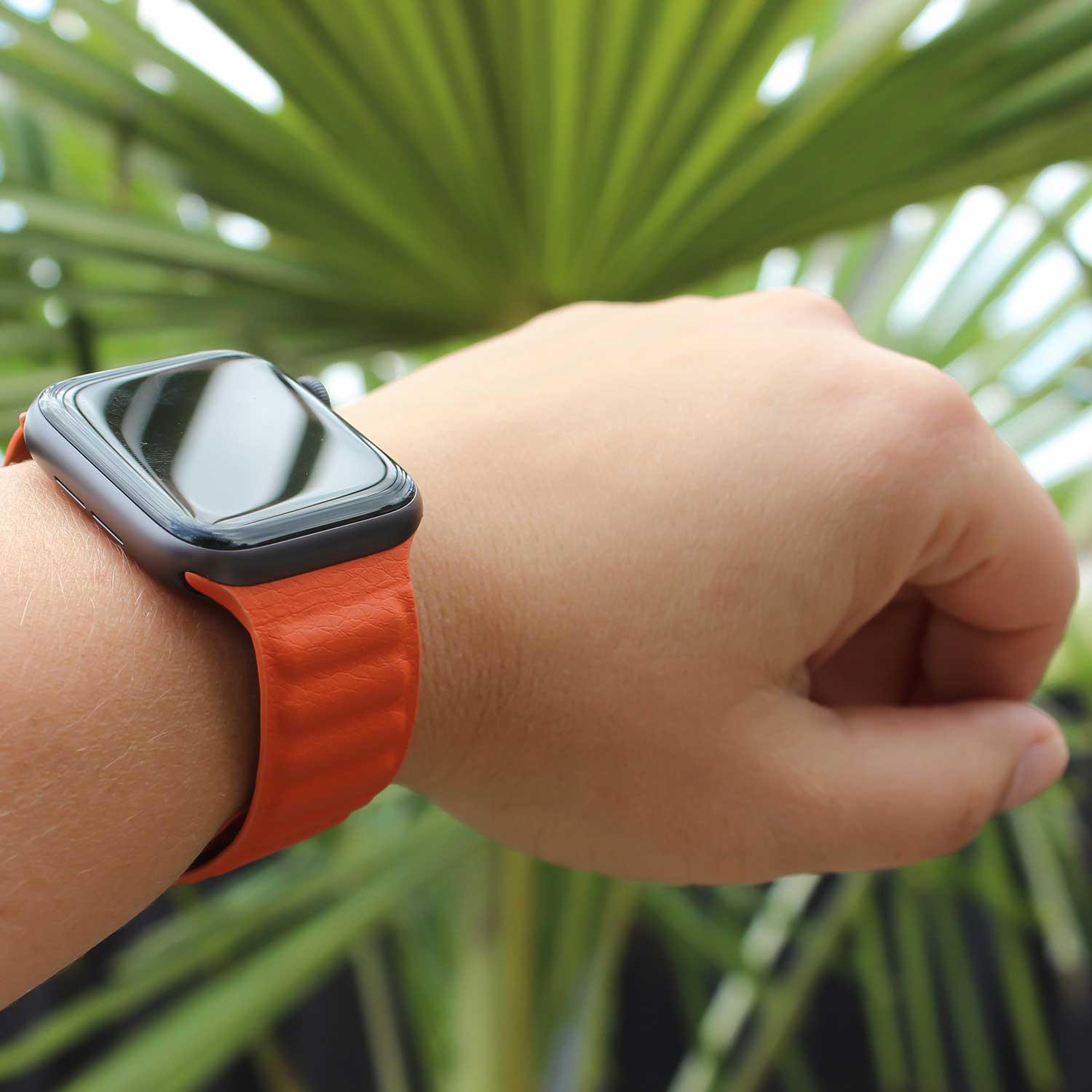 Apple Watch Solo Loop Lederarmband - Sonnenuntergang