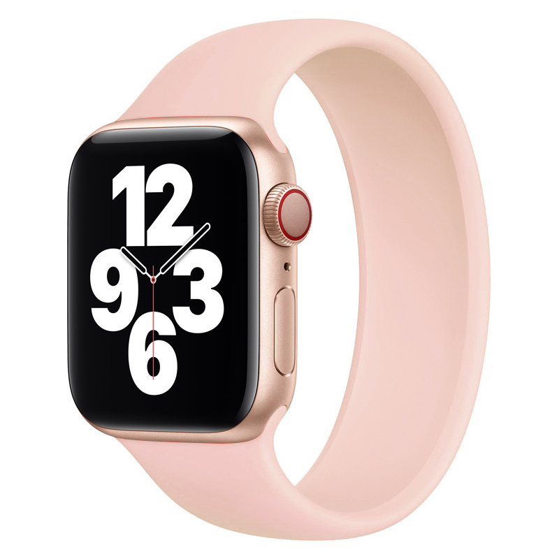 Apple Watch Solo Loop Sportarmband Pink Sand