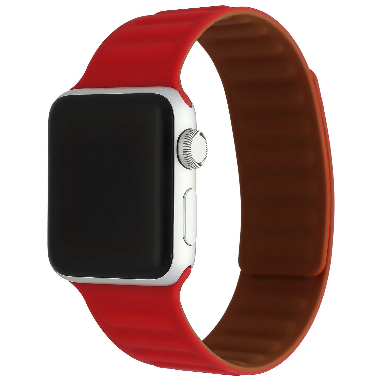 Apple Watch geripptes Solo Sportarmband - rot