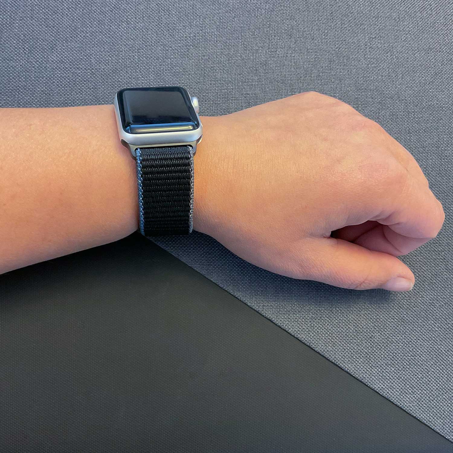 Apple Watch Nylon Sport Loop - Holzkohle