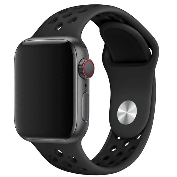 Apple Watch Doppel Sportarmband - braun schwarz