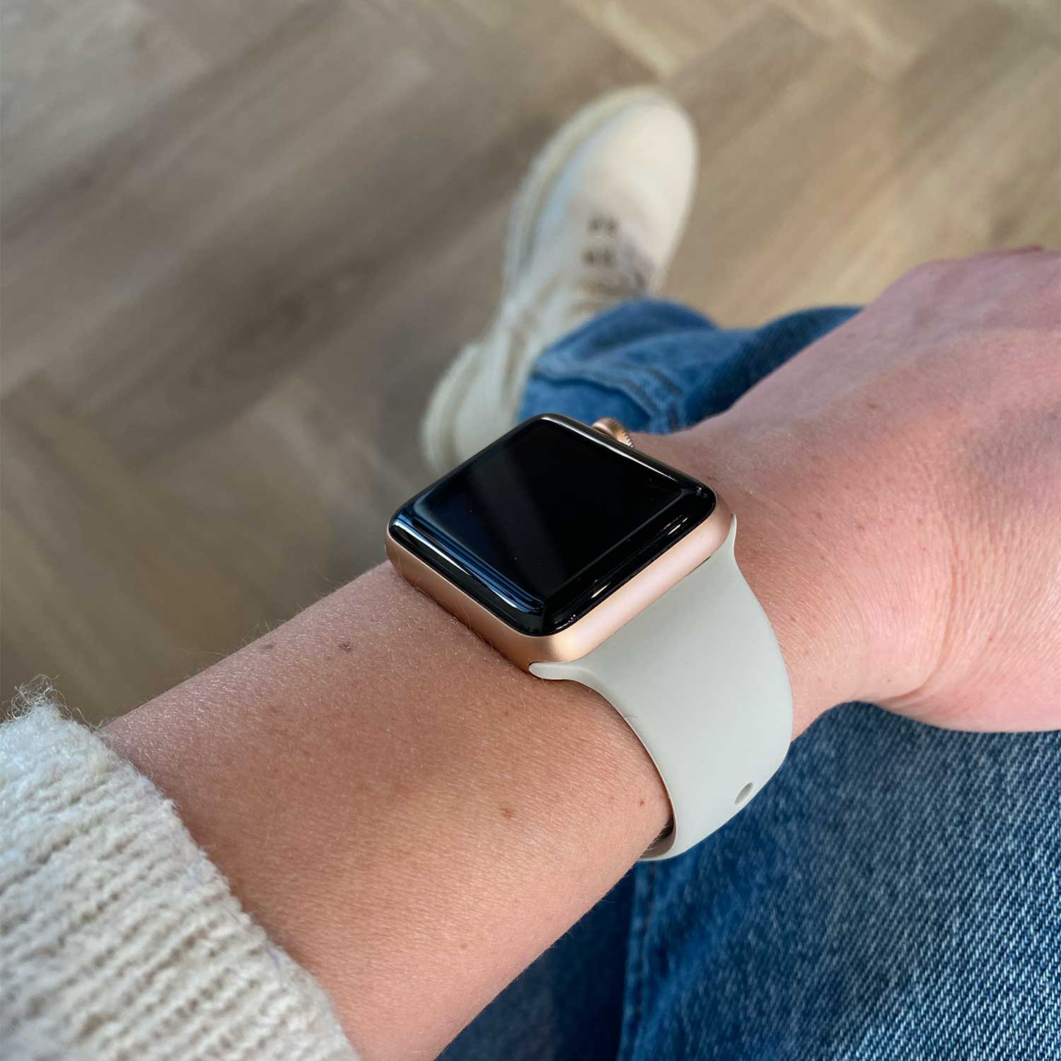 Apple Watch Sportarmband - steinbraun