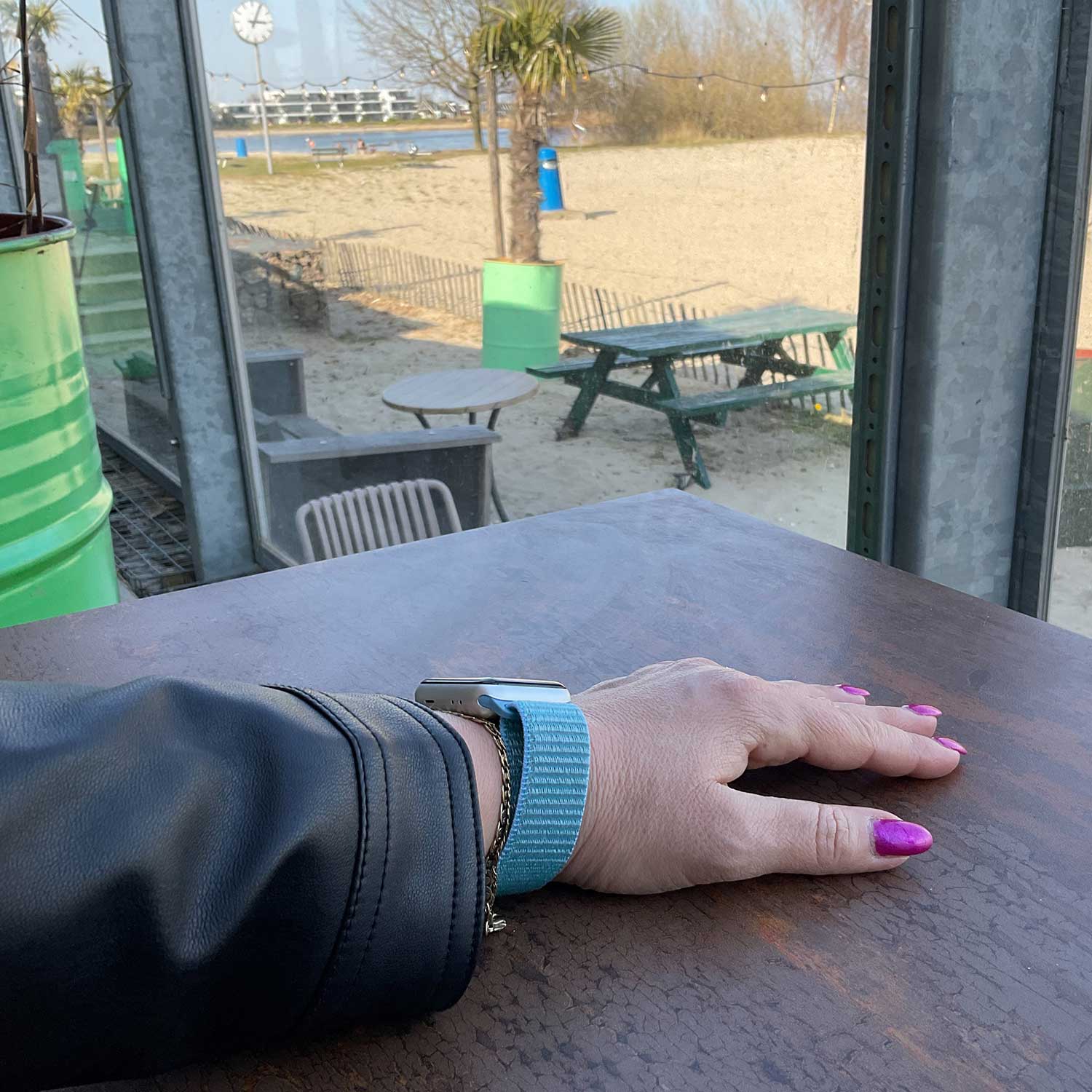 Apple Watch Nylon Loop - Kornblume