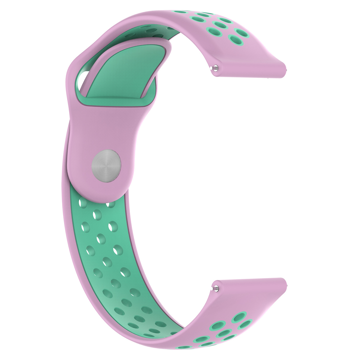 Samsung Galaxy Watch Doppel Sportarmband - pink teal
