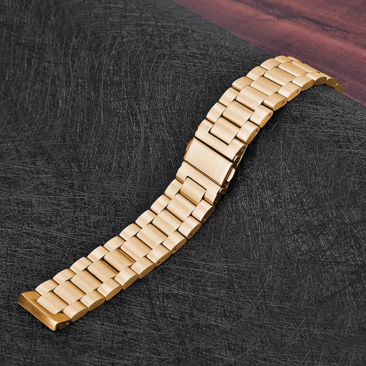 Fitbit Versa Perlen stahl Gliederarmband - rose gold