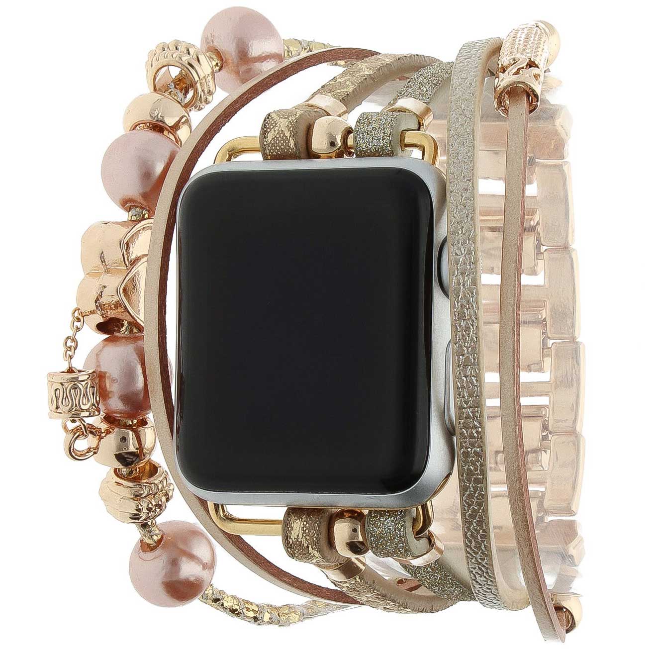 Apple Watch Schmuckarmband – Liz Gold Glitter