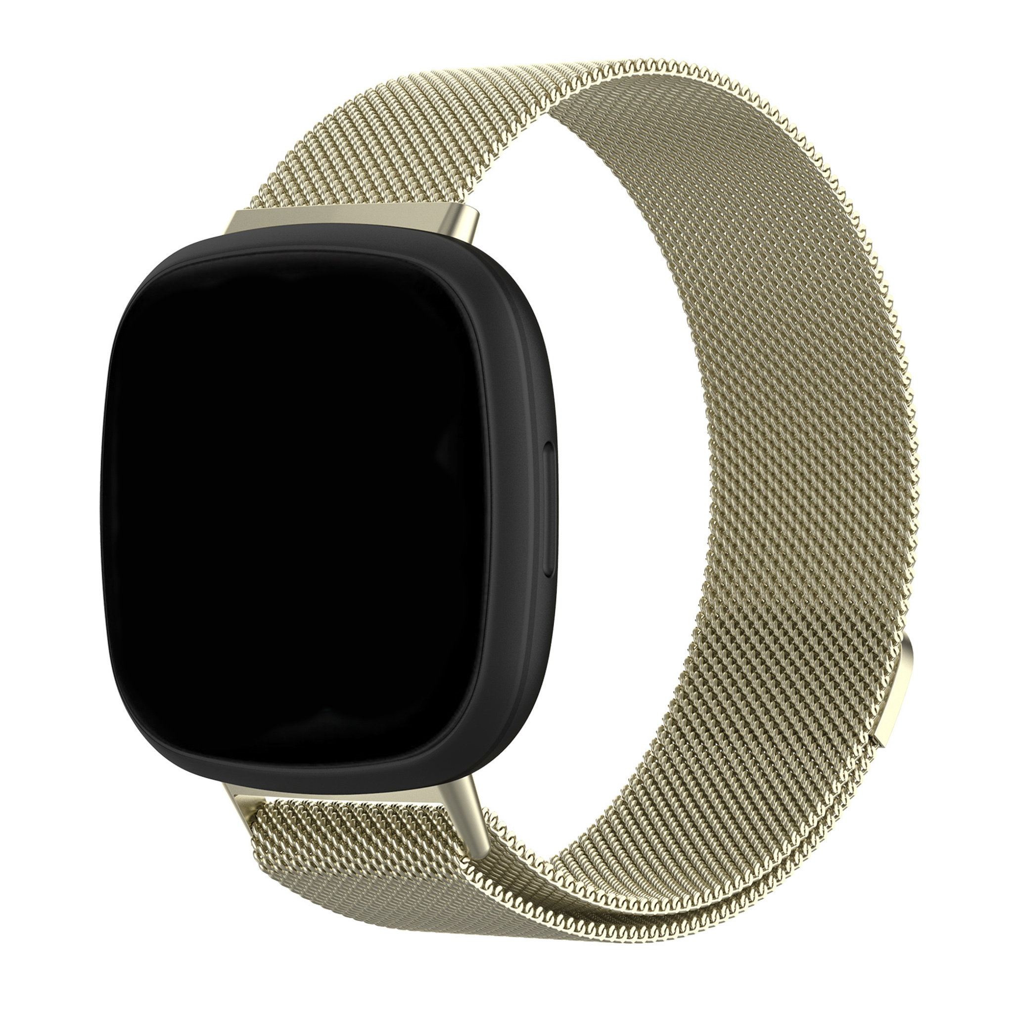 Fitbit Versa 3 / Sense Milanaise Armband - champagne