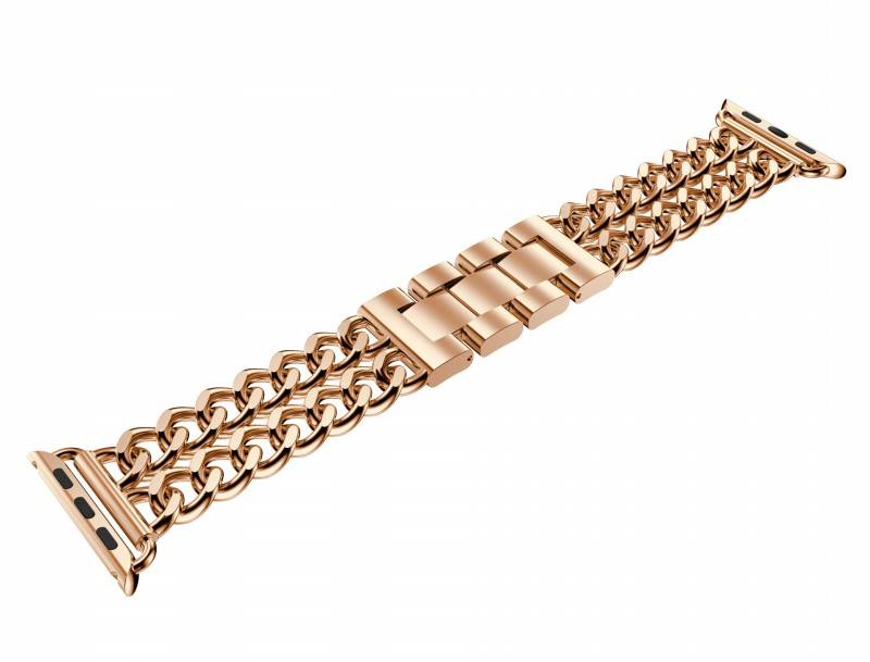 Apple Watch stahl cowboy Gliederarmband - Roségold