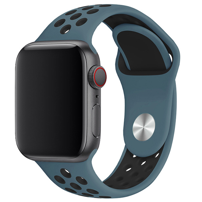 Apple Watch Doppel Sportarmband - himmlisch teal schwarz