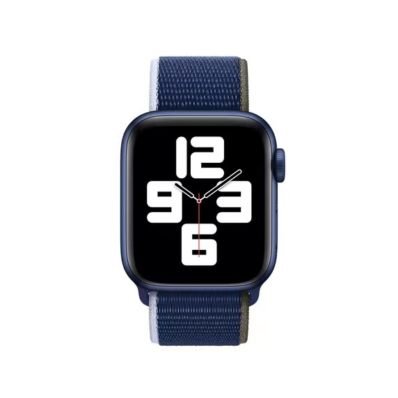 Apple Watch Nylon Sport Loop - dunkles Meeresblau