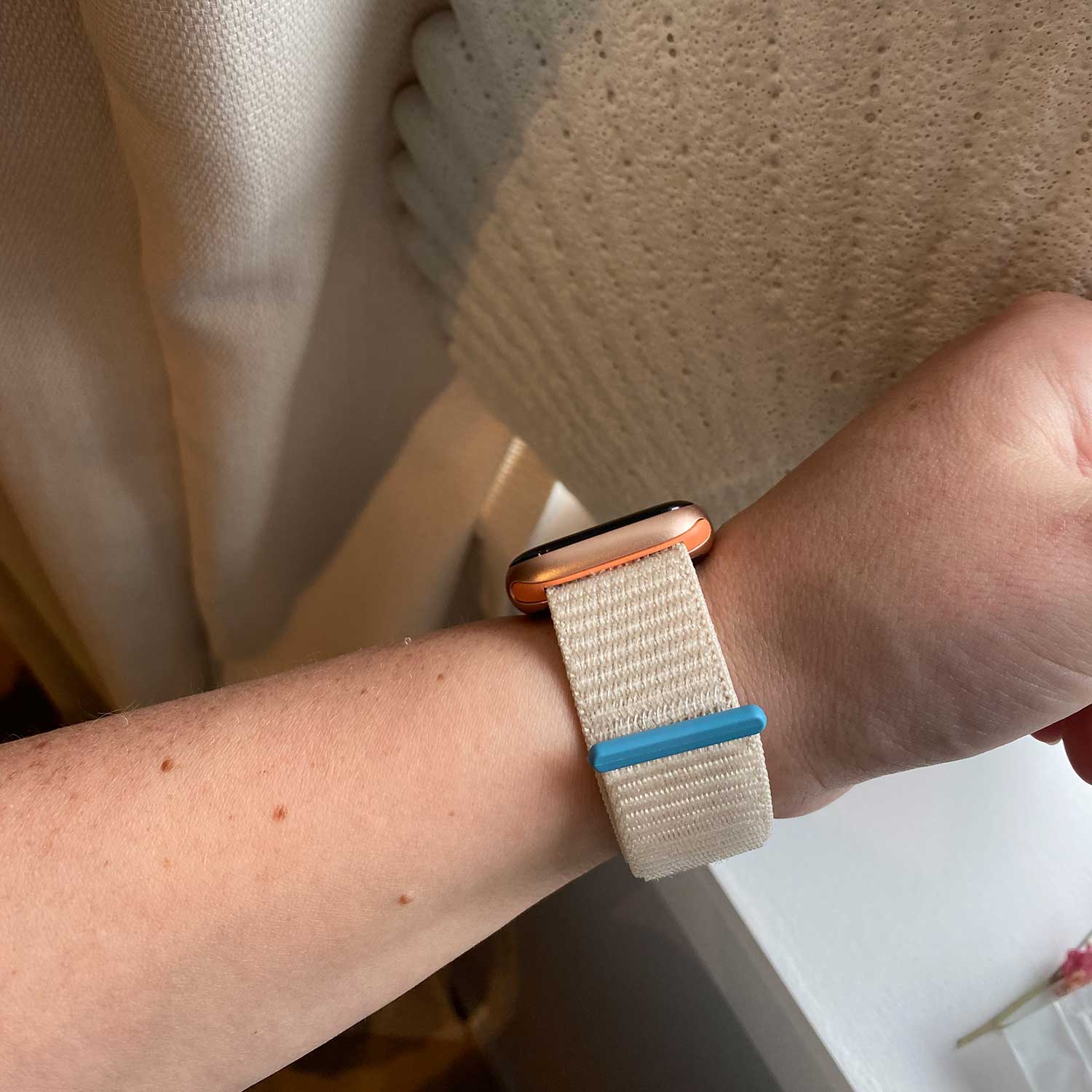 Apple Watch Nylon Sport Loop - polarstern orange
