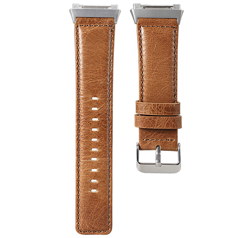 Fitbit Ionic genuine Lederarmband - hellbraun