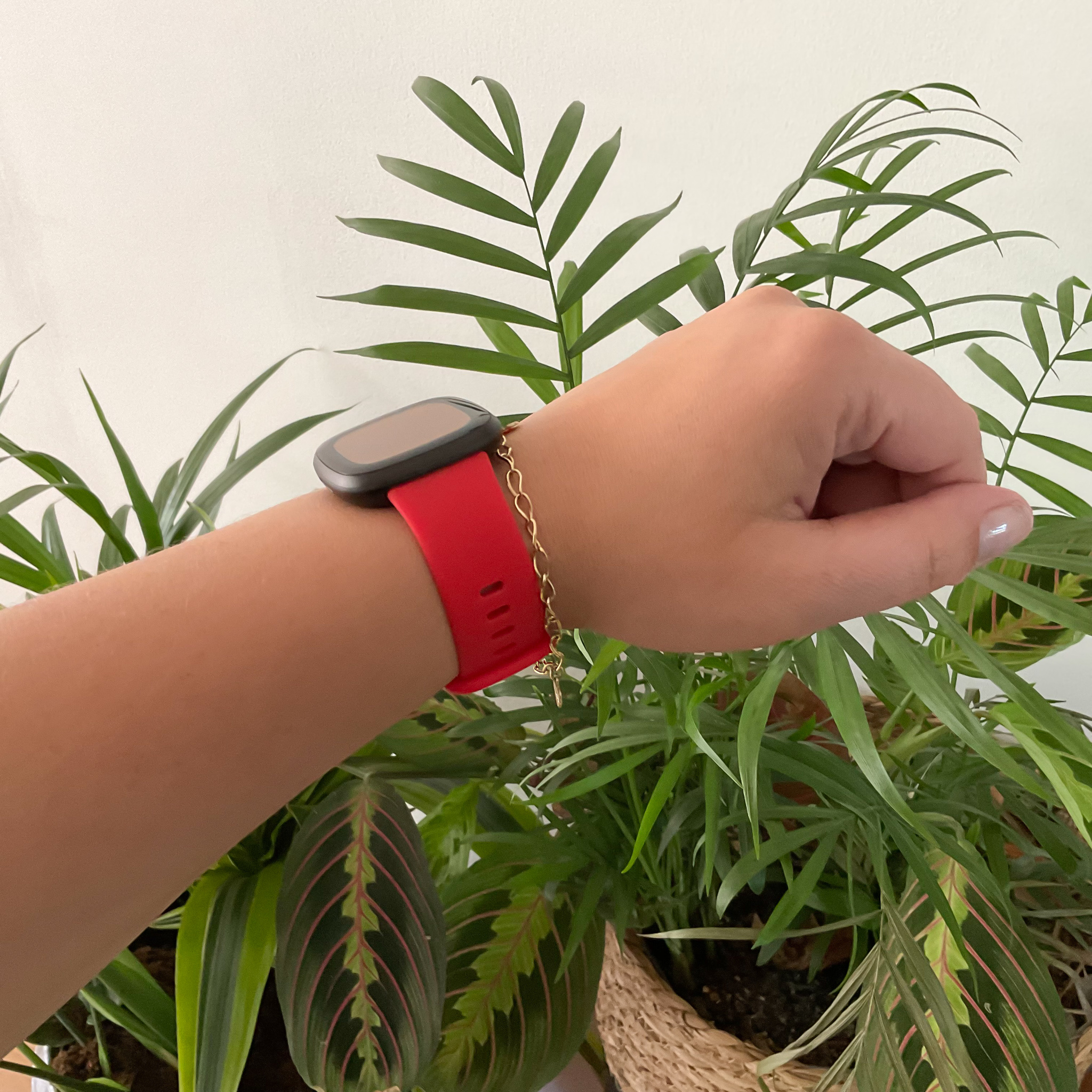 Fitbit Versa 3 / Sense Sportarmband - rot