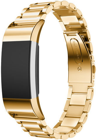 Fitbit Charge 2 Perlen stahl Gliederarmband - gold