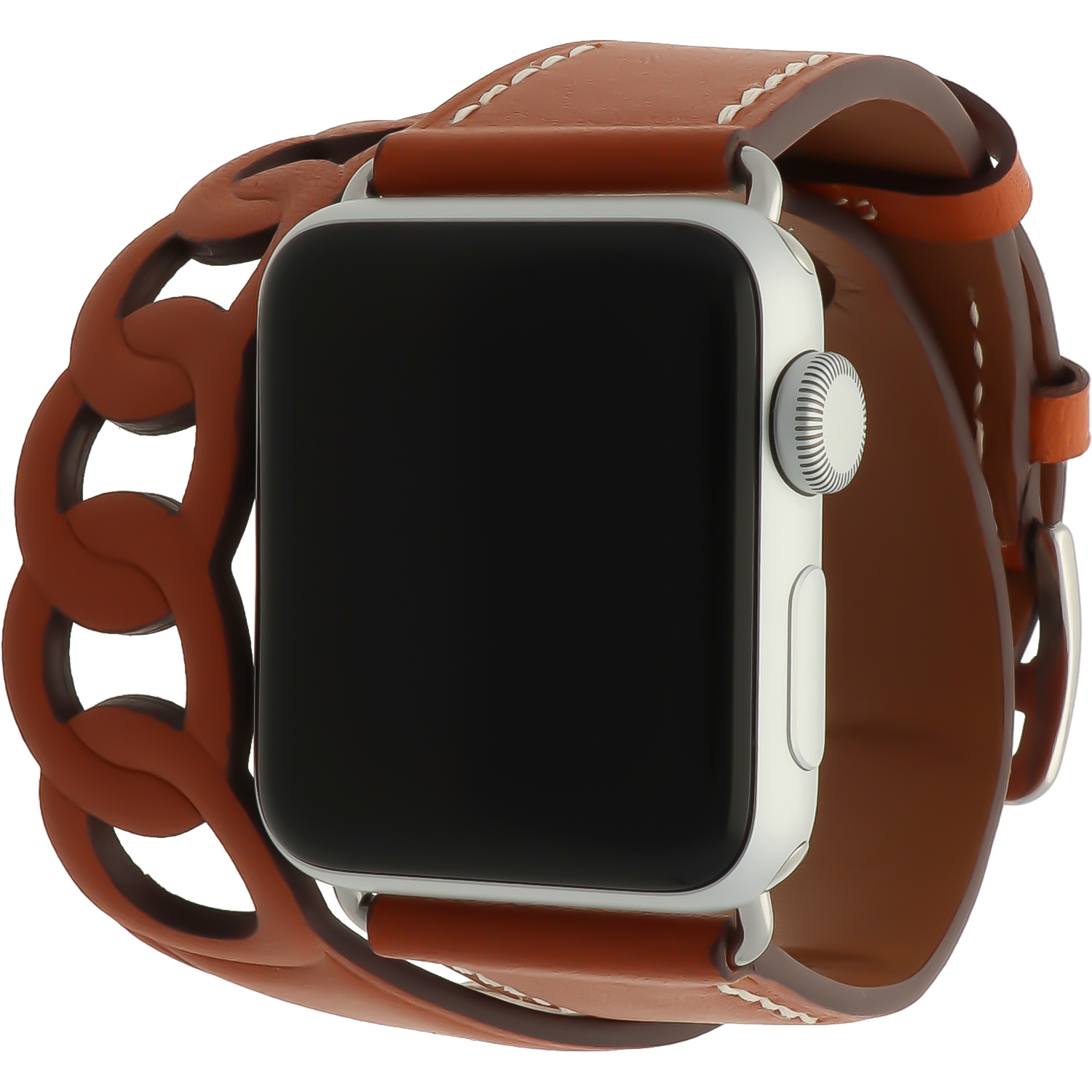 Apple Watch doppelter TourArmband Lederarmband - braun